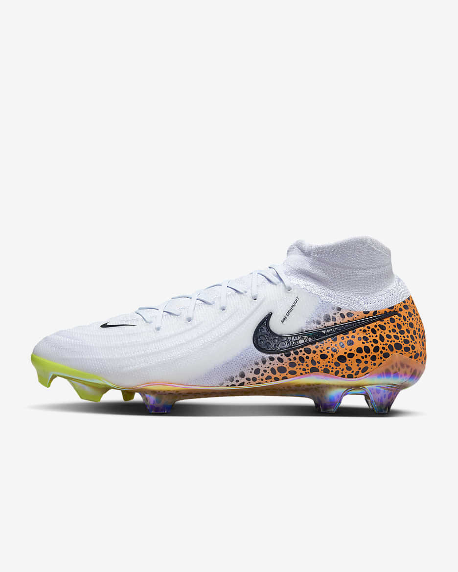 Nike Phantom Luna 2 Elite Electric Botas de futbol de perfil alto FG. Nike ES